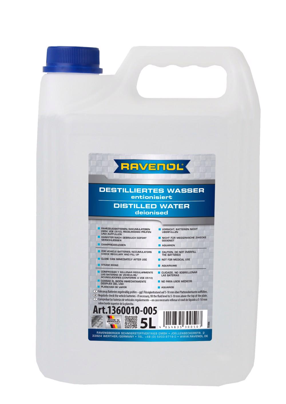 RAV destilliertes Wasser 5 L
