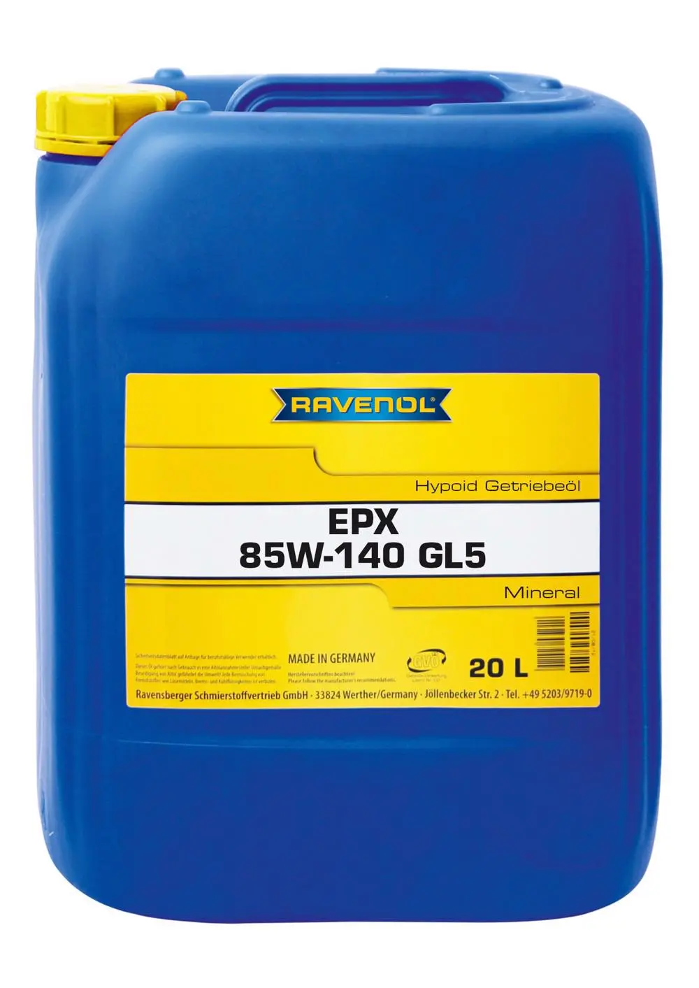 RAV  EPX SAE 85W-140 GL 5  20 L