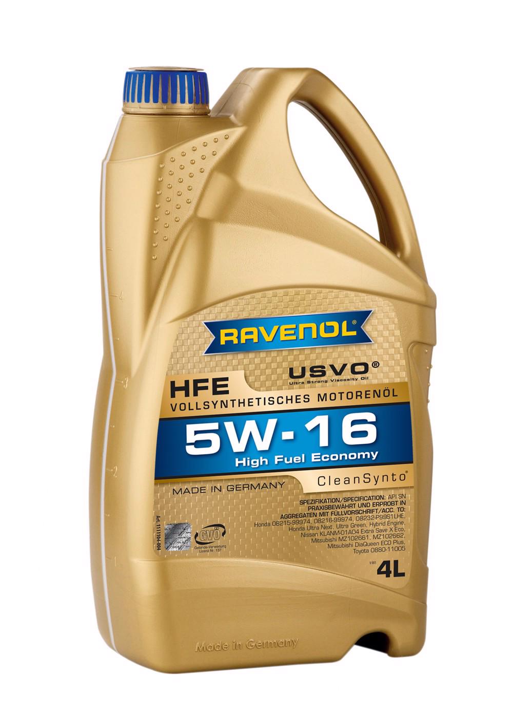 RAV  HFE SAE 5W-16 USVO 4 L