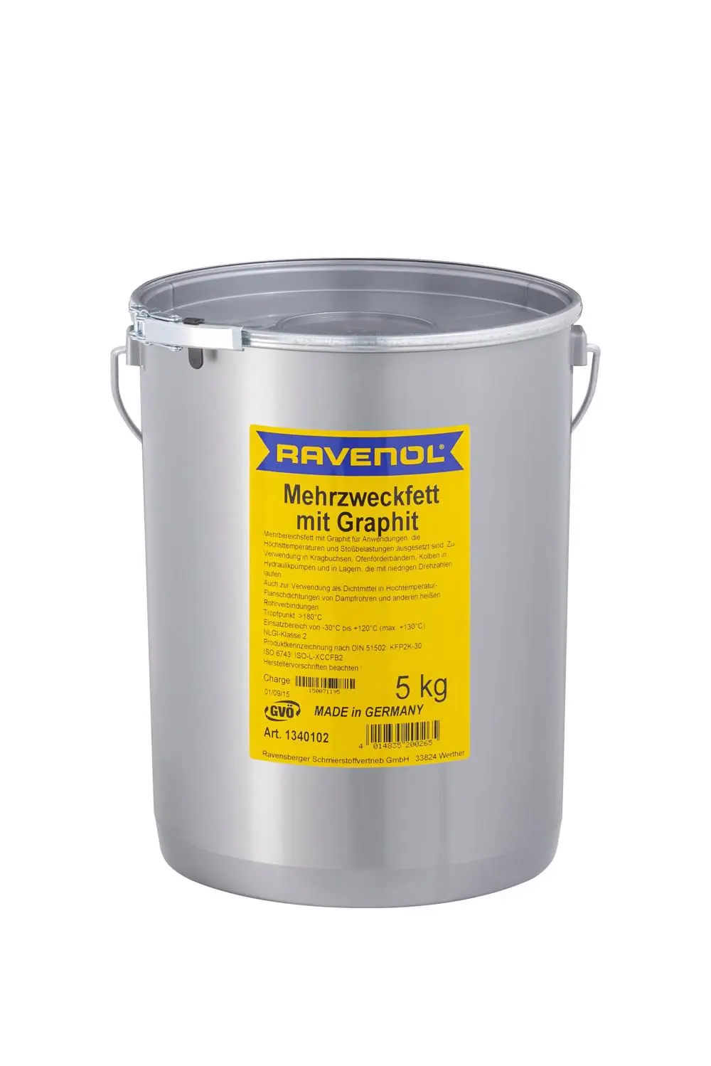 RAV  Mehrzweckfett mit Graphit  5 kg