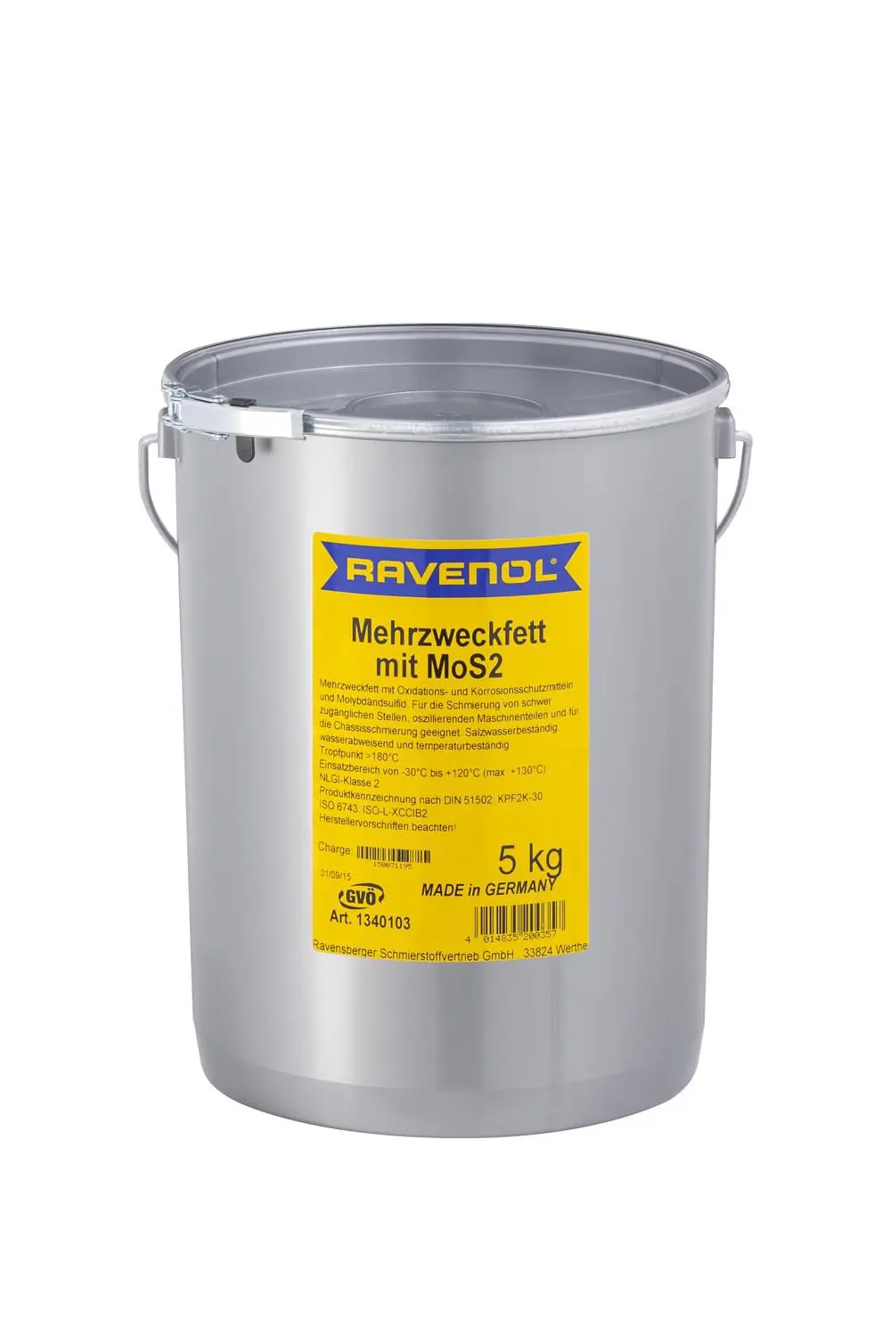 RAV  Mehrzweckfett mit MoS-2  5 kg