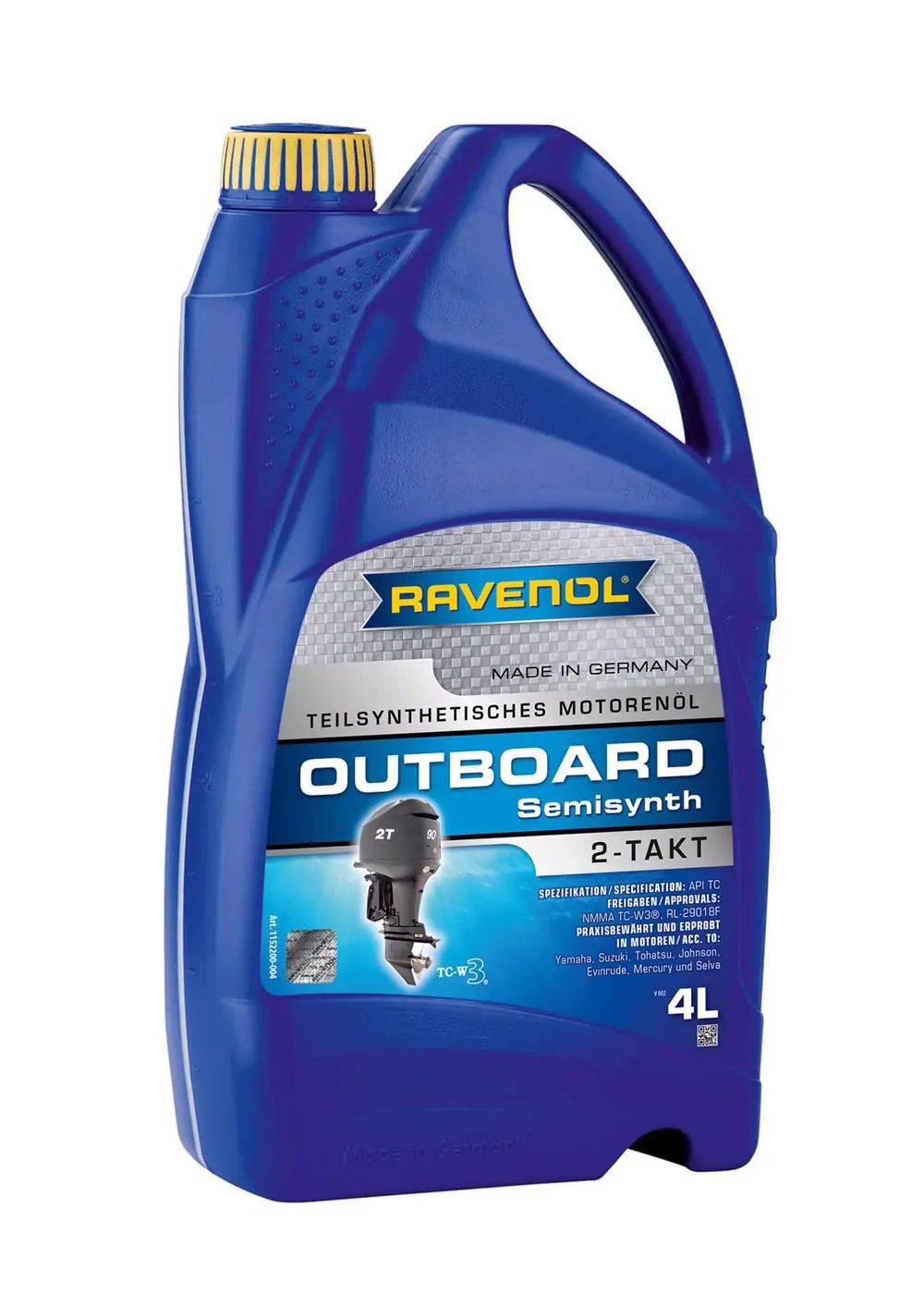 RAV  Outboardoel 2T Teilsynth.  4 L