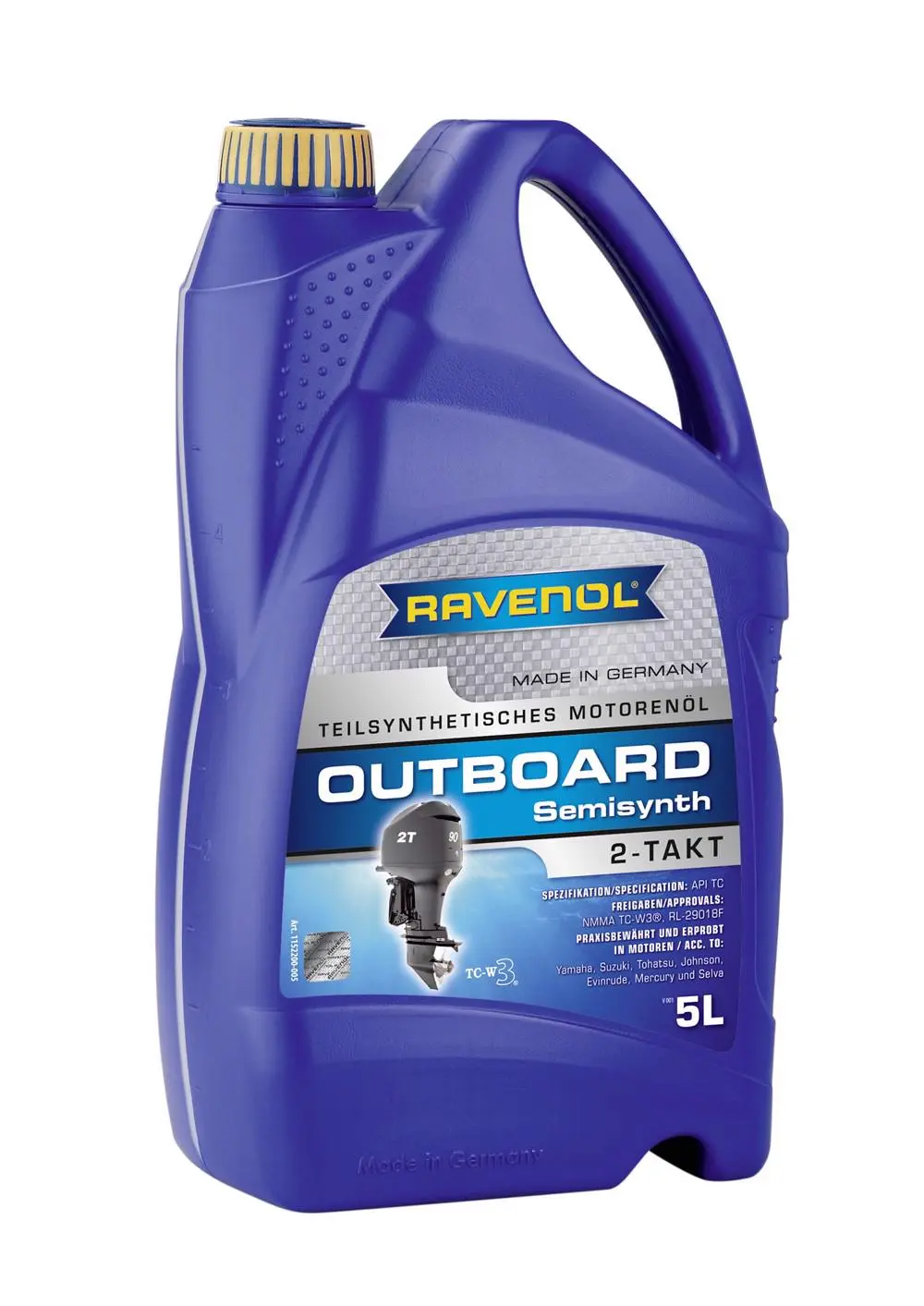 RAV  Outboardoel 2T Teilsynth.  5 L