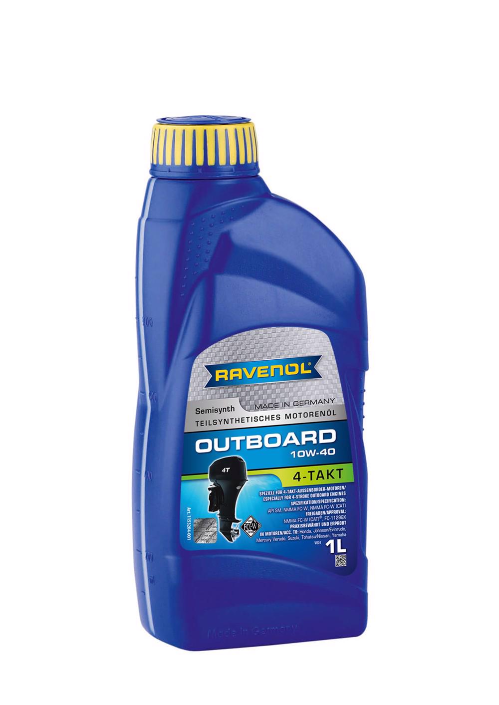 RAV Outboardoel 4T SAE 10W-40  1 L