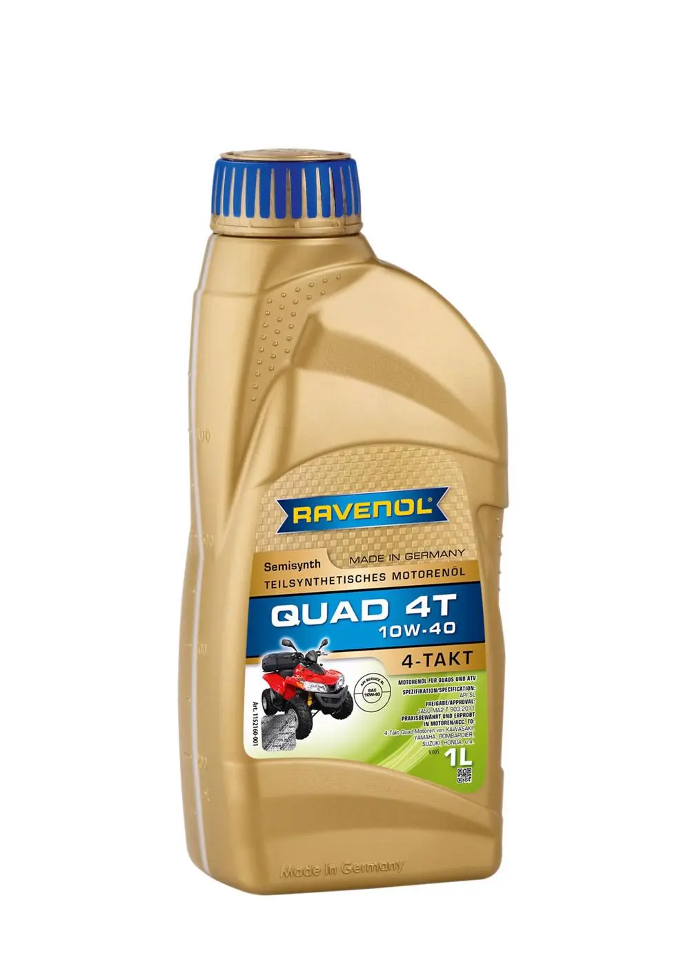 RAV QUAD 4T SAE 10W-40  1 L
