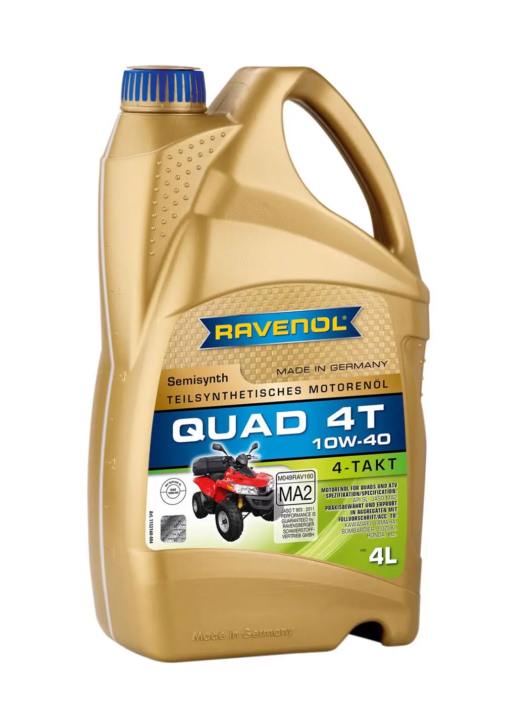 RAV QUAD 4T SAE 10W-40  4 L