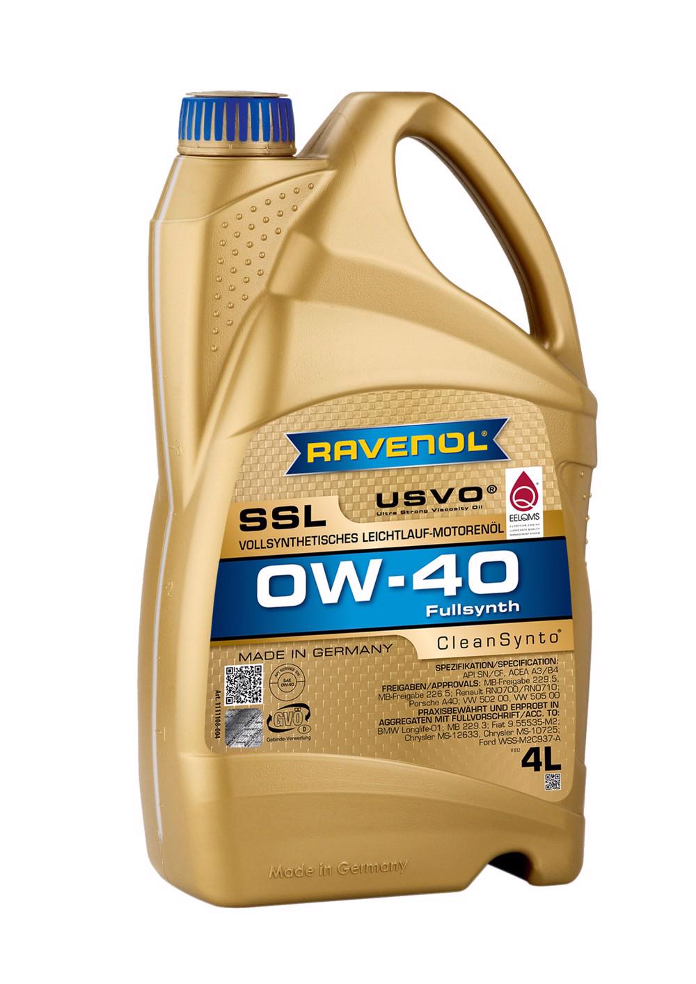 RAV  SSL SAE 0W-40 USVO 4 L