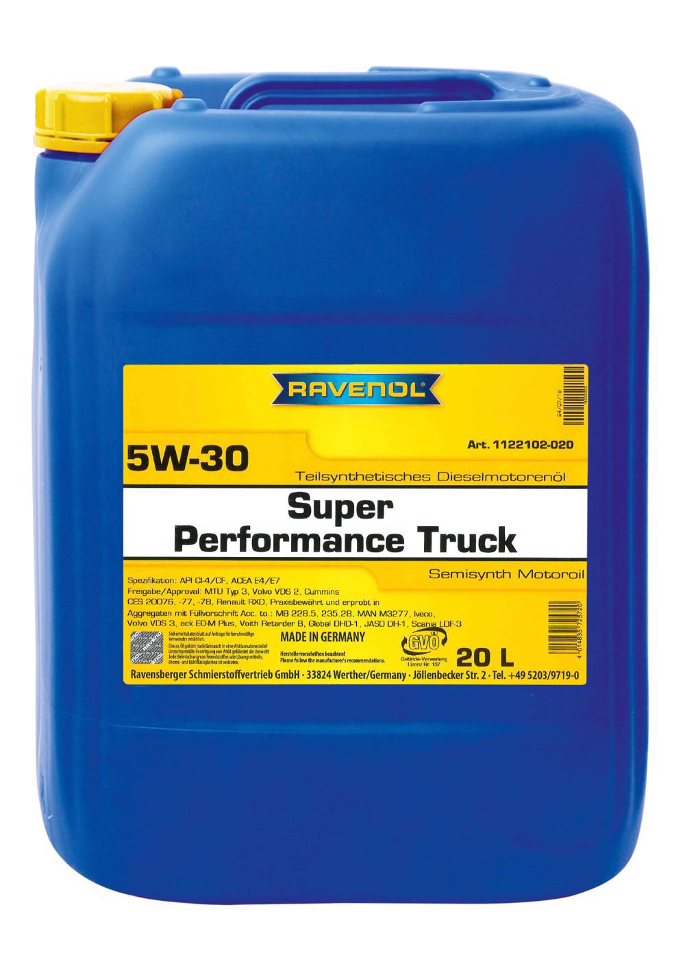 RAV  Super Performance Truck SAE 5W-30  20 L