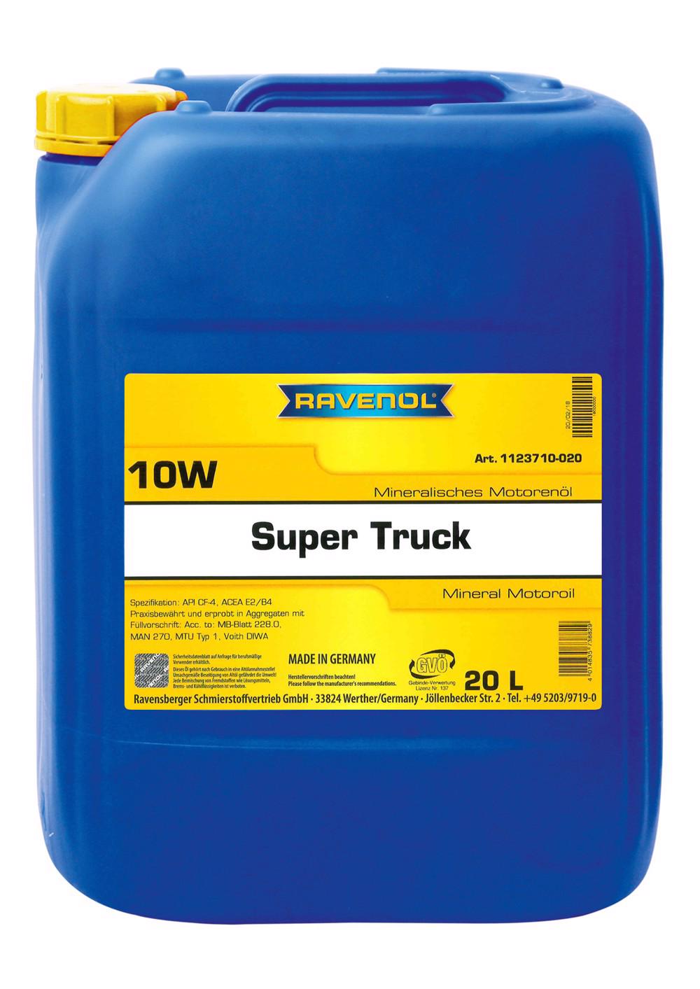 RAV  Super Truck SAE 10W  20 L