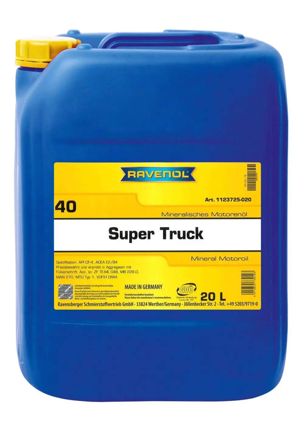 RAV  Super Truck SAE 40  20 L
