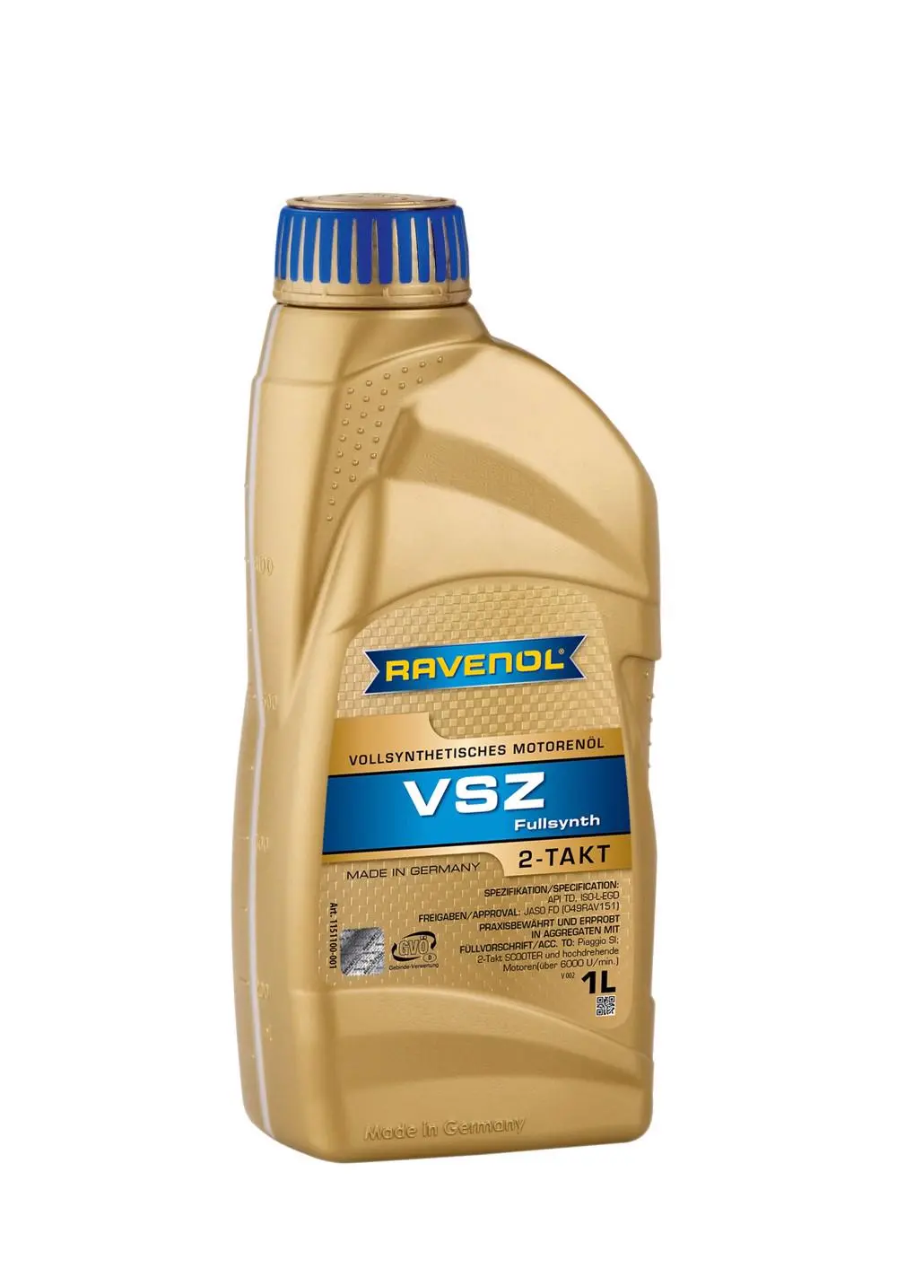 RAV  VSZ Zweitaktoel Vollsynth.  1 L