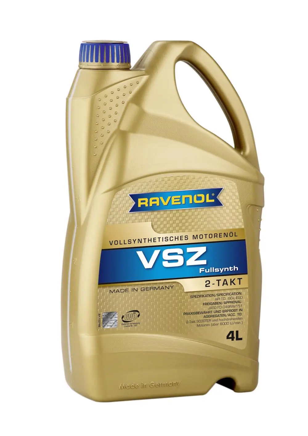RAV  VSZ Zweitaktoel Vollsynth.  4 L