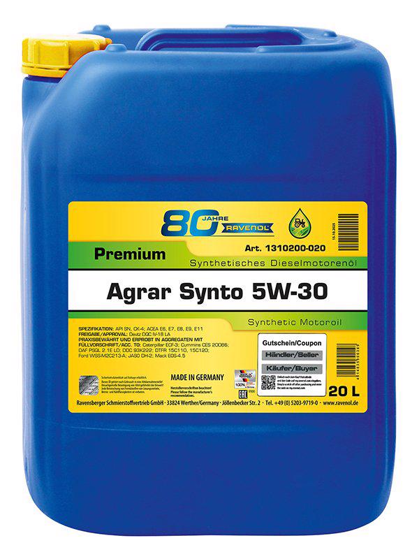 RAVENOL Agrar Synto Premium SAE 5W-30 20L