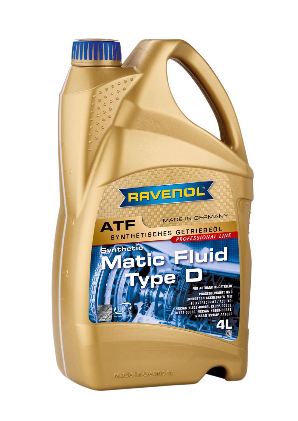 RAVENOL ATF Matic Fluid Type D  4 L