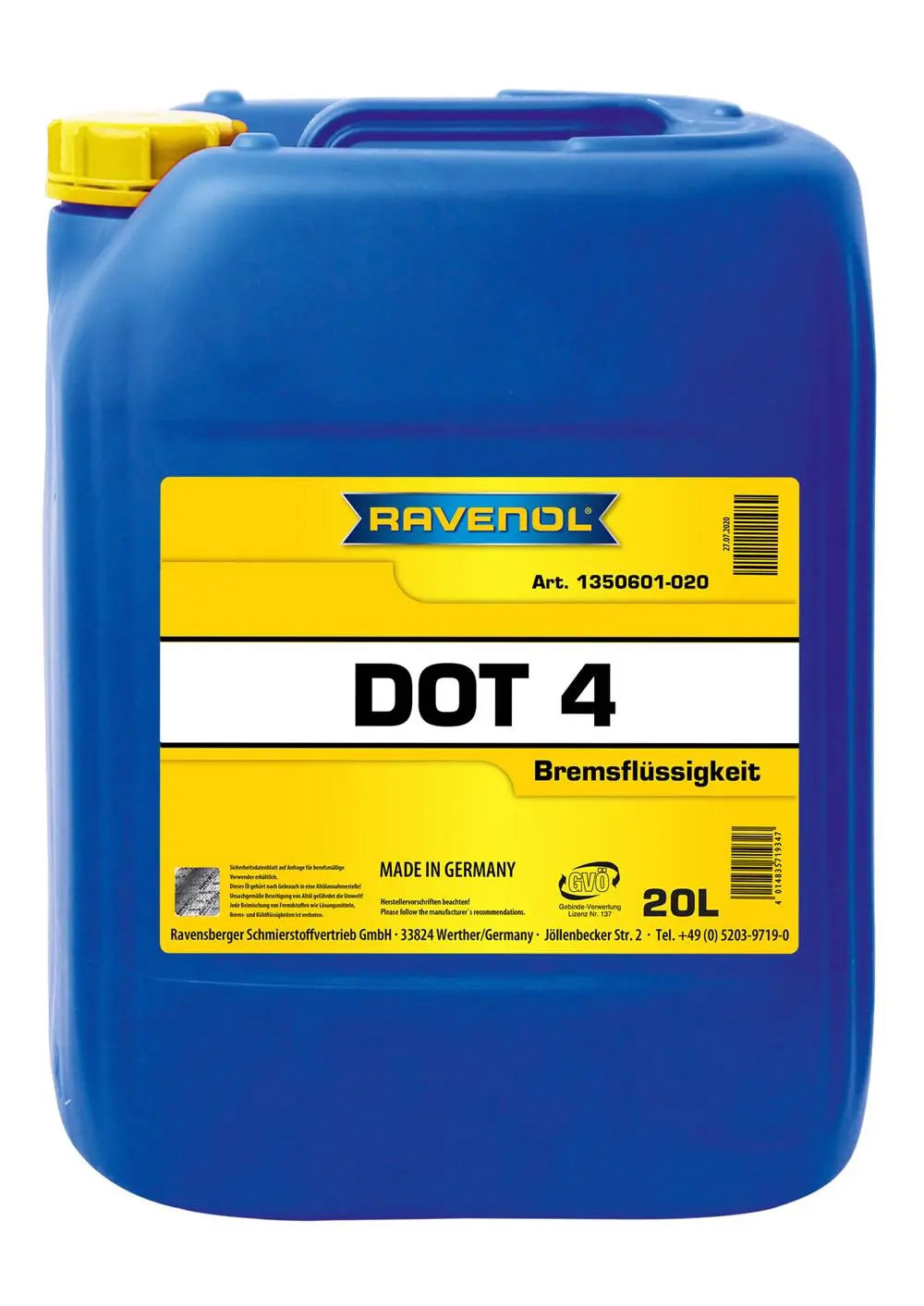 RAVENOL DOT 4   20 L