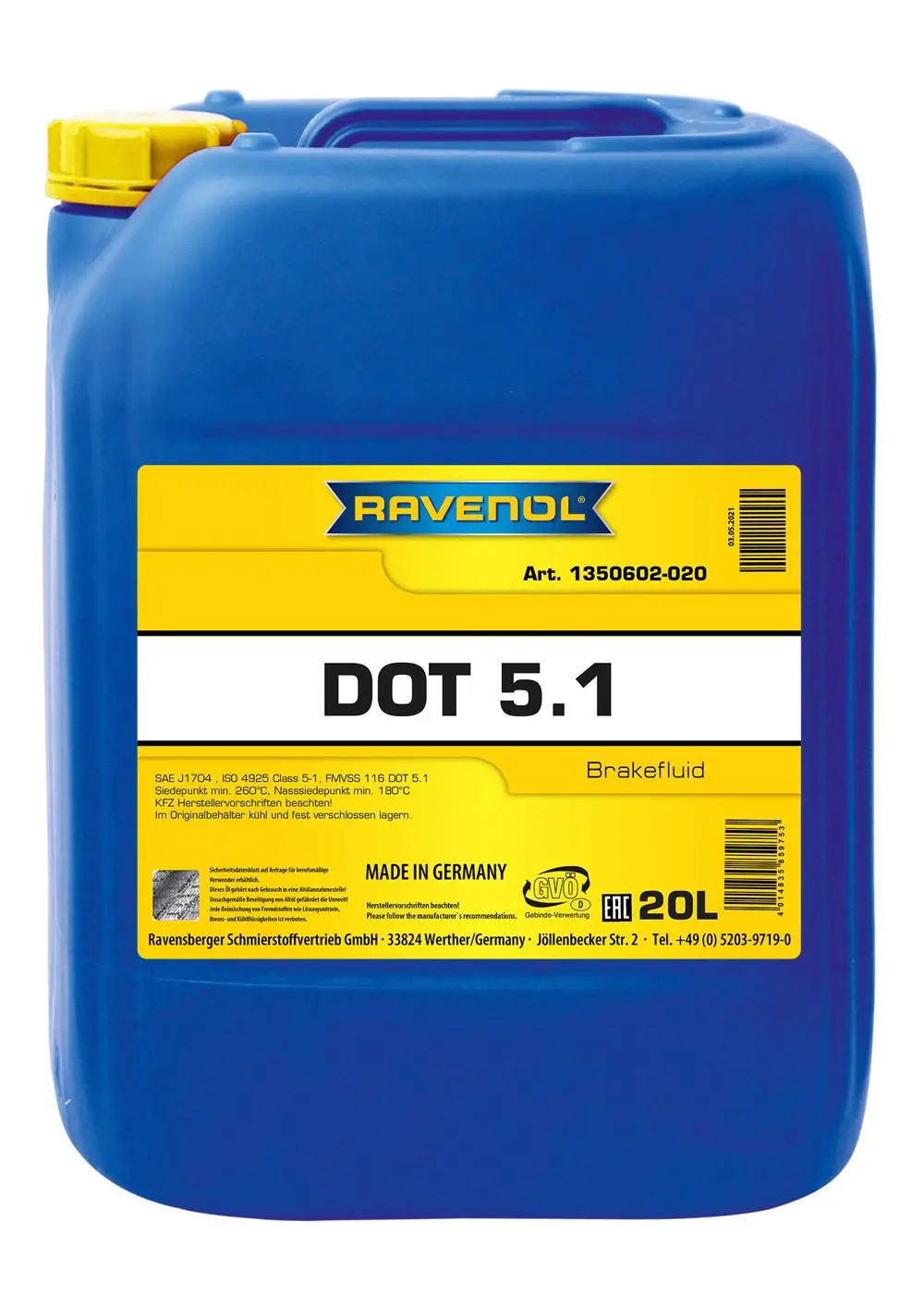 RAVENOL DOT 5.1   20 L