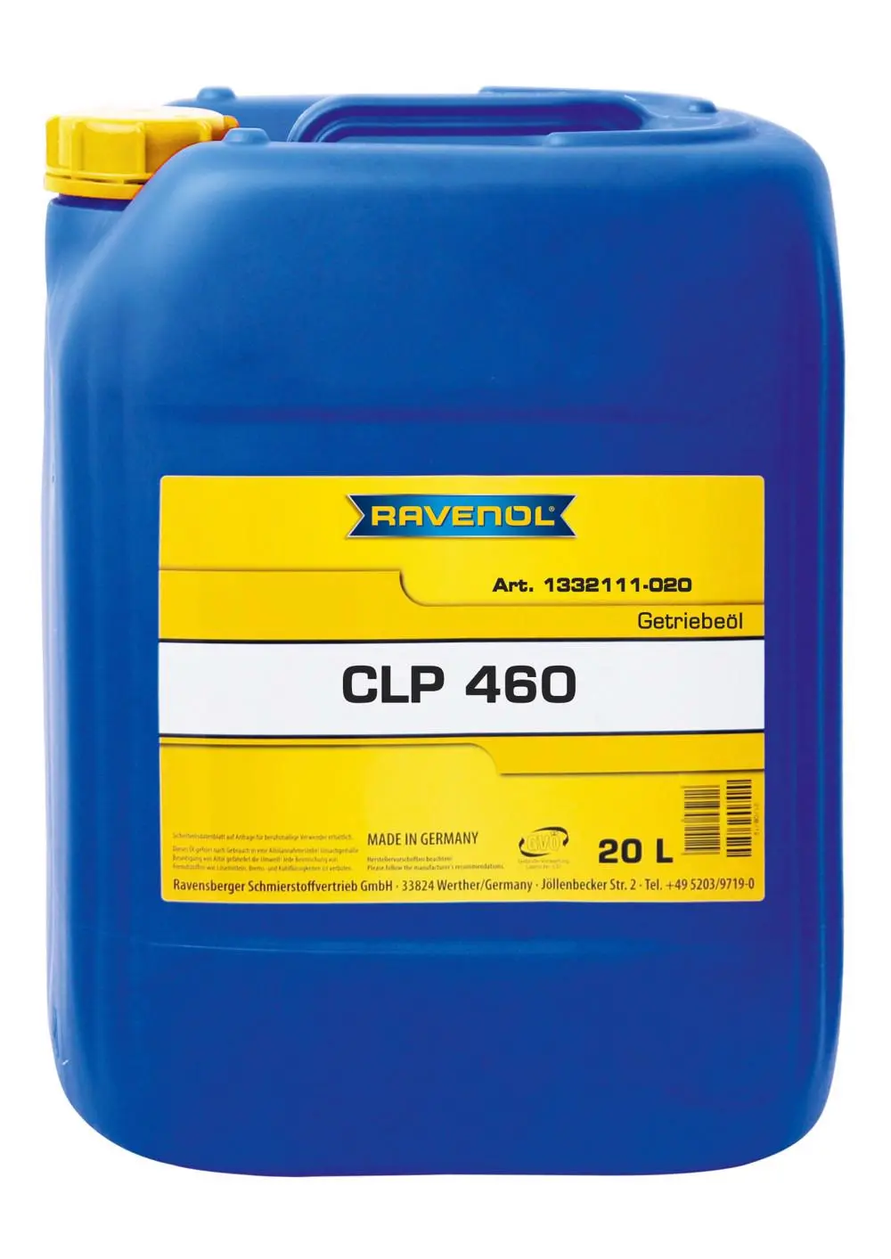 RAVENOL Getriebeoel CLP 460  20 L