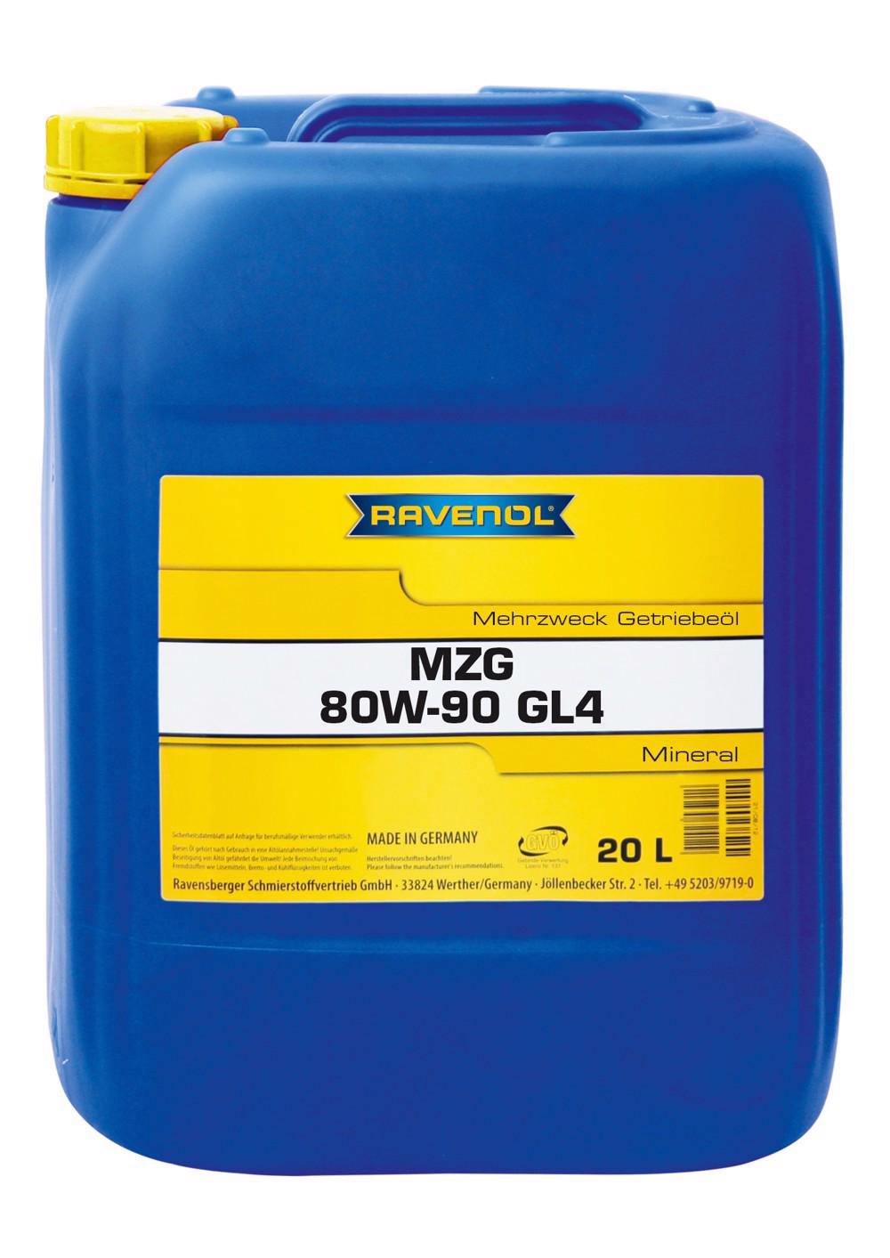 RAVENOL Getriebeoel MZG SAE 80W-90 GL 4  20 L