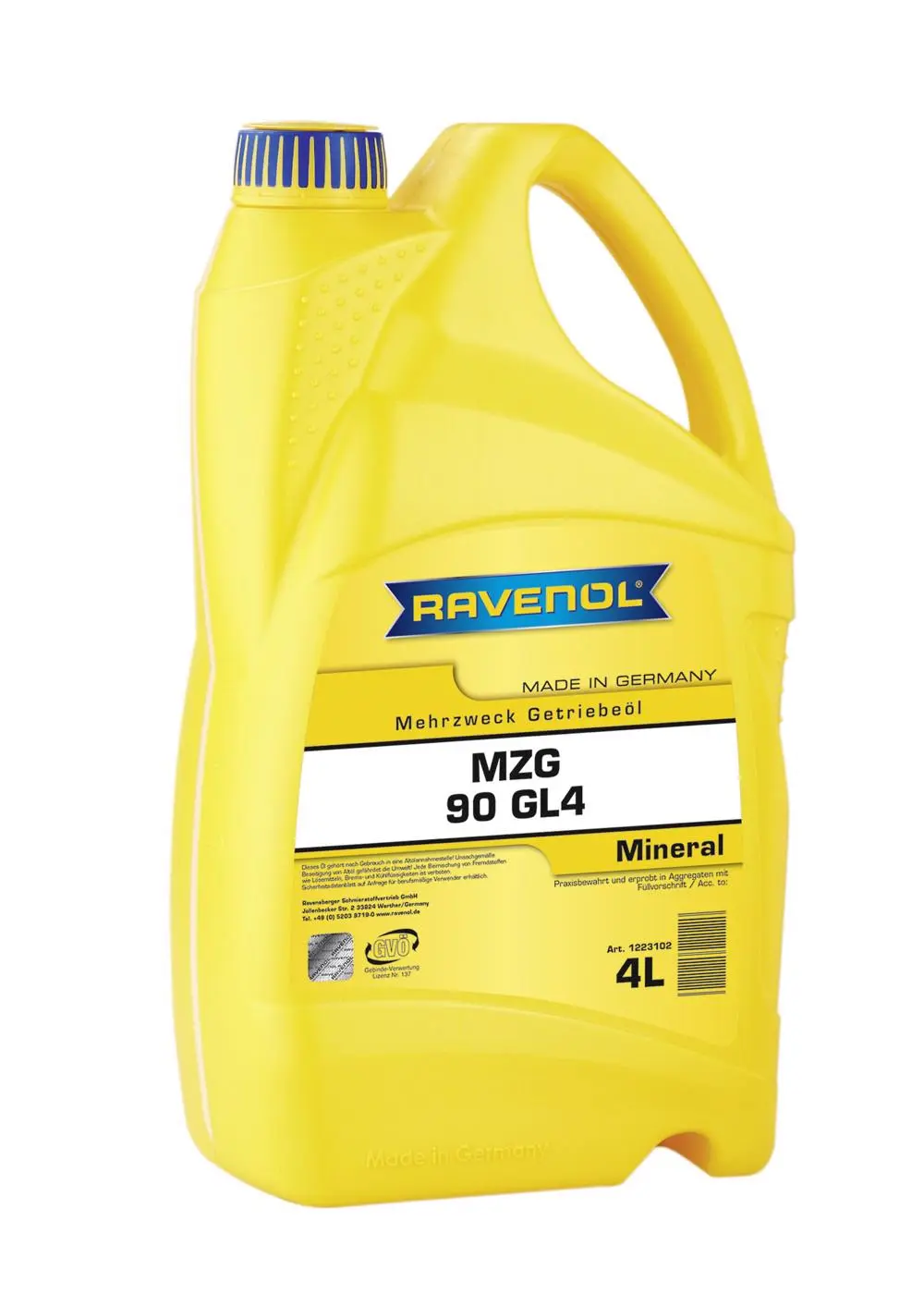 RAVENOL Getriebeoel MZG SAE 90 GL 4  4 L