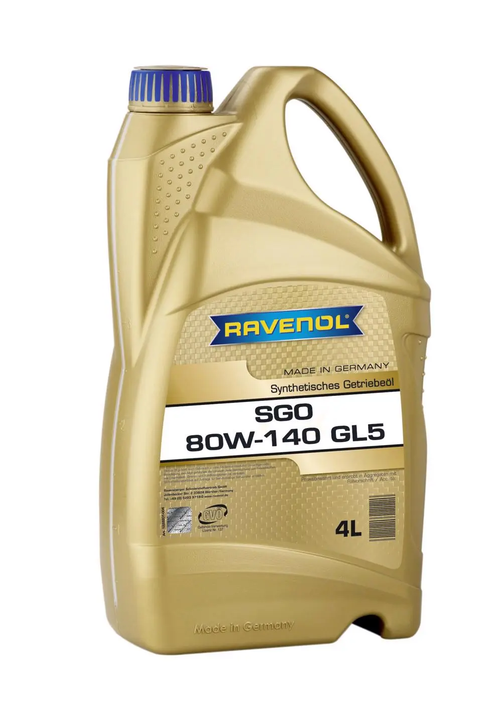RAVENOL Getriebeoel SGO SAE 80W-140 GL-5  4 L