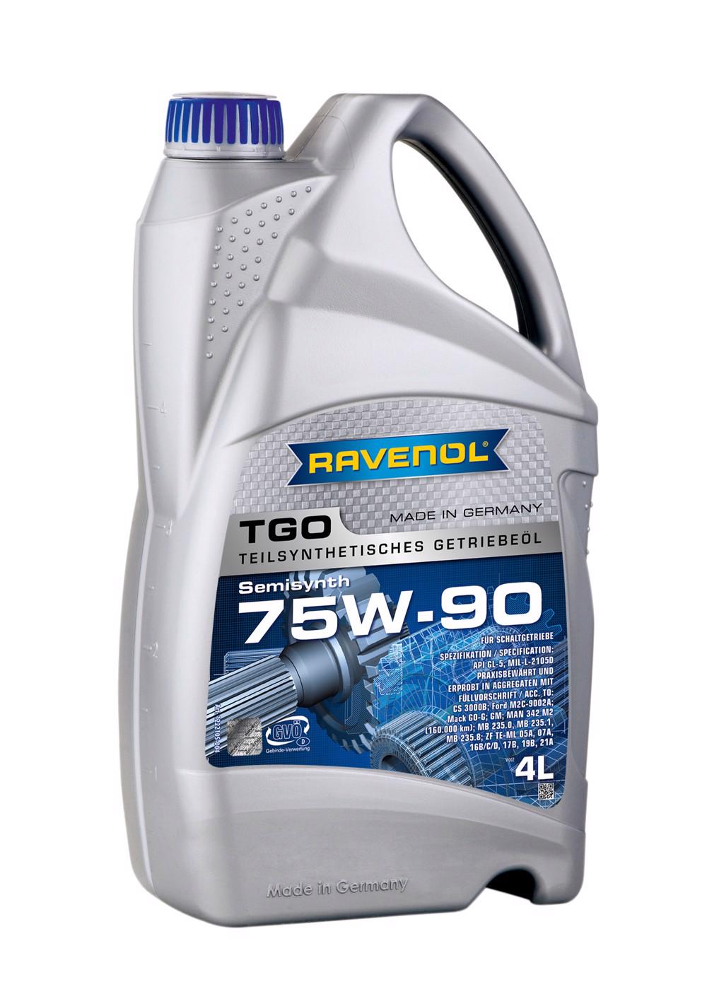 RAVENOL Getriebeoel TGO SAE 75W-90 API GL 5  4 L