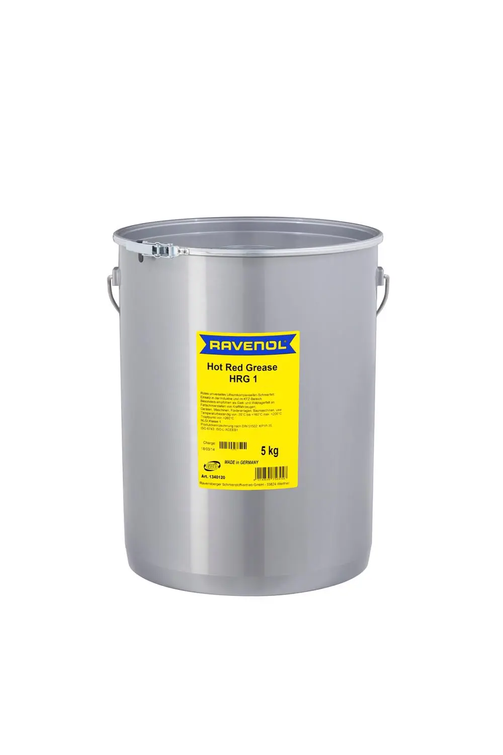 RAVENOL Hot Red Grease HRG 1  5 kg