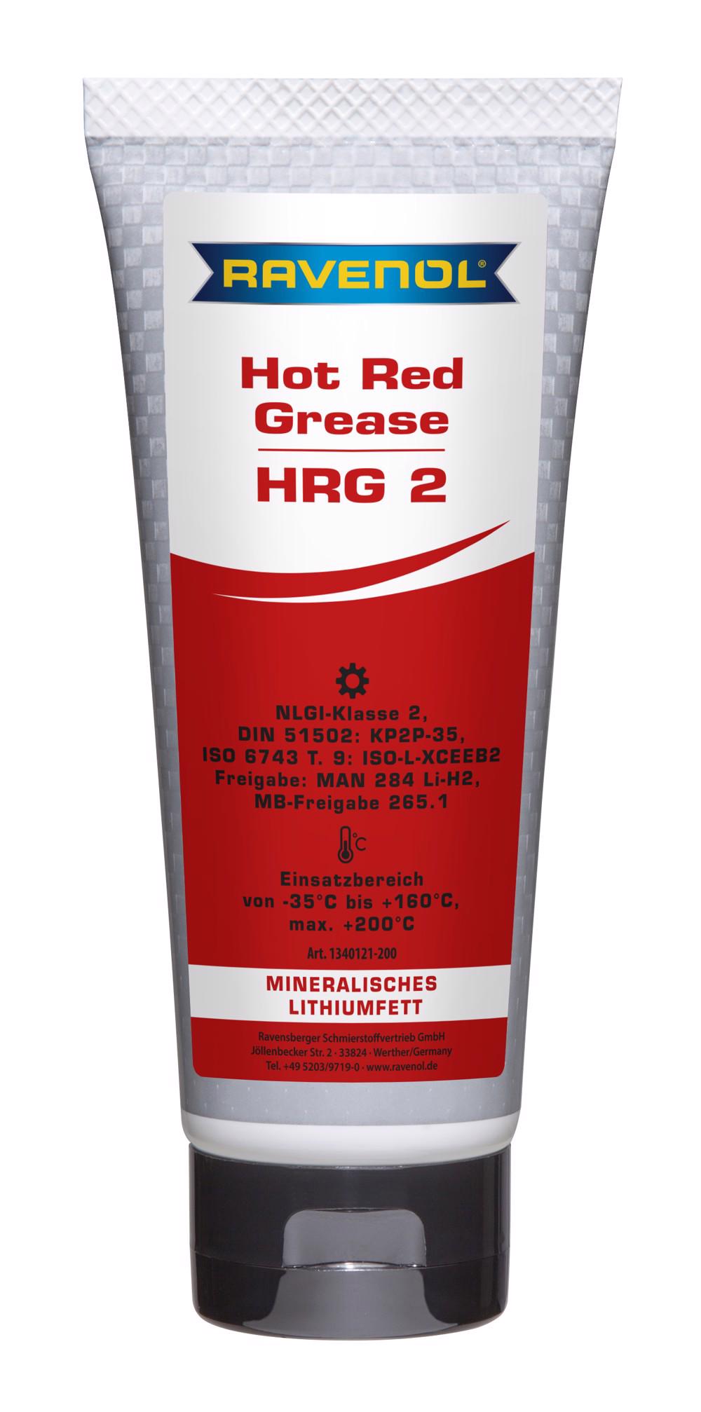 RAVENOL Hot Red Grease HRG 2  0.2  kg