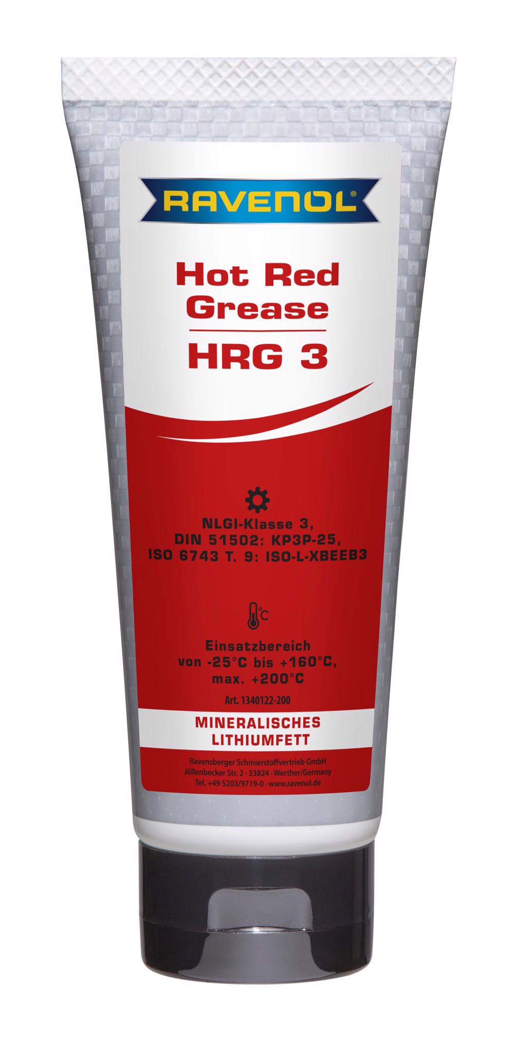RAVENOL Hot Red Grease HRG 3  0.2  kg