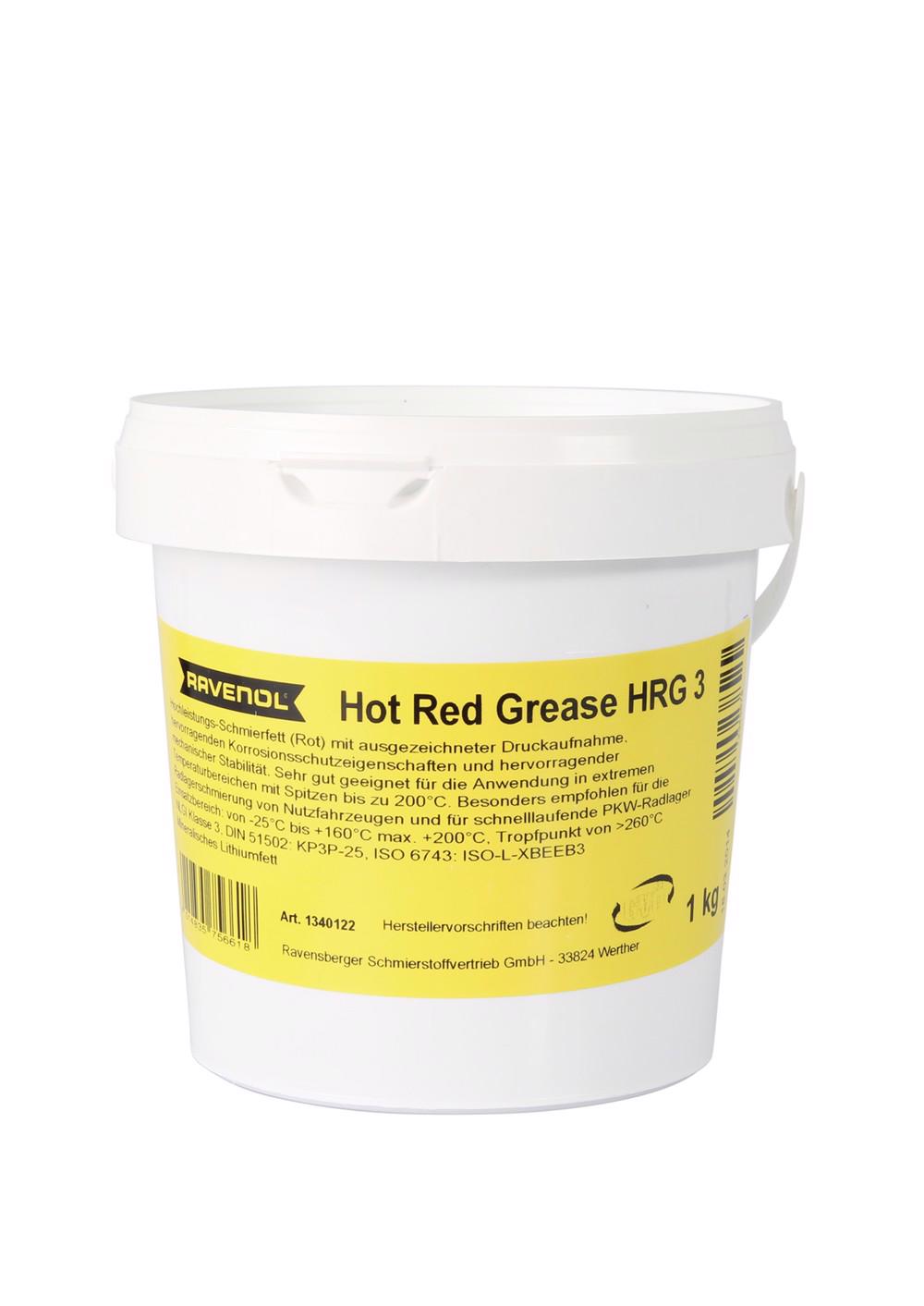 RAVENOL Hot Red Grease HRG 3  1 kg