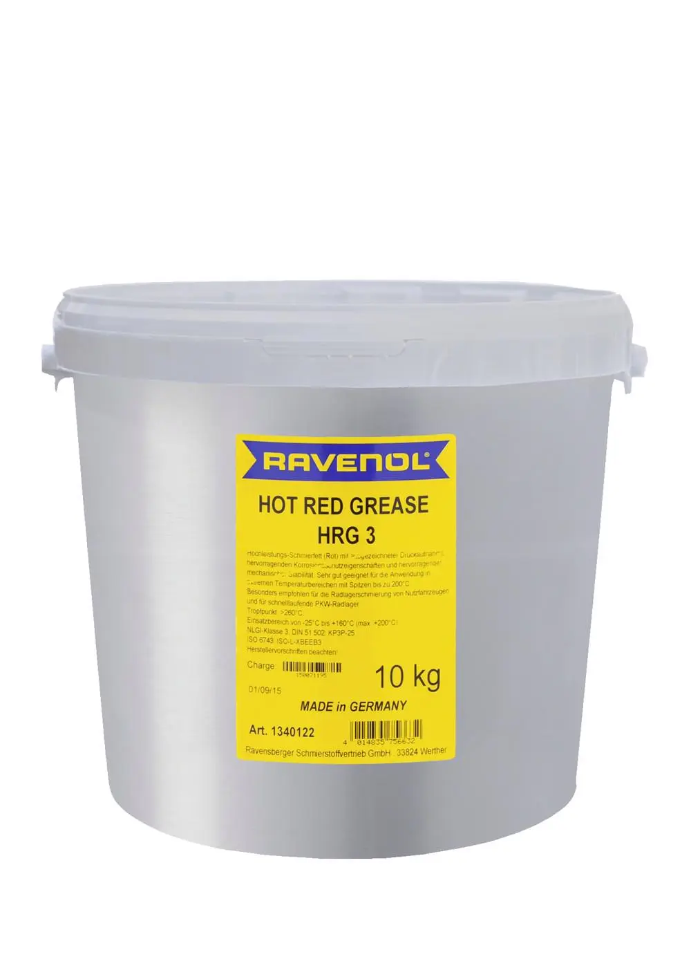 RAVENOL Hot Red Grease HRG 3  10 kg
