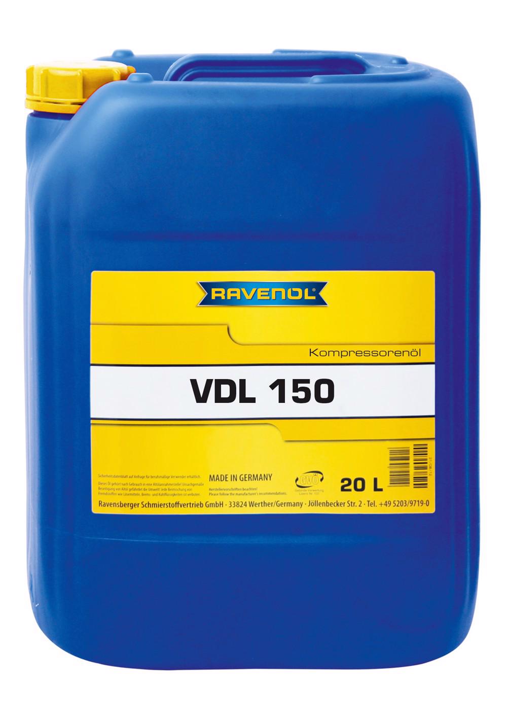 RAVENOL Kompressorenoel VDL 150  20 L