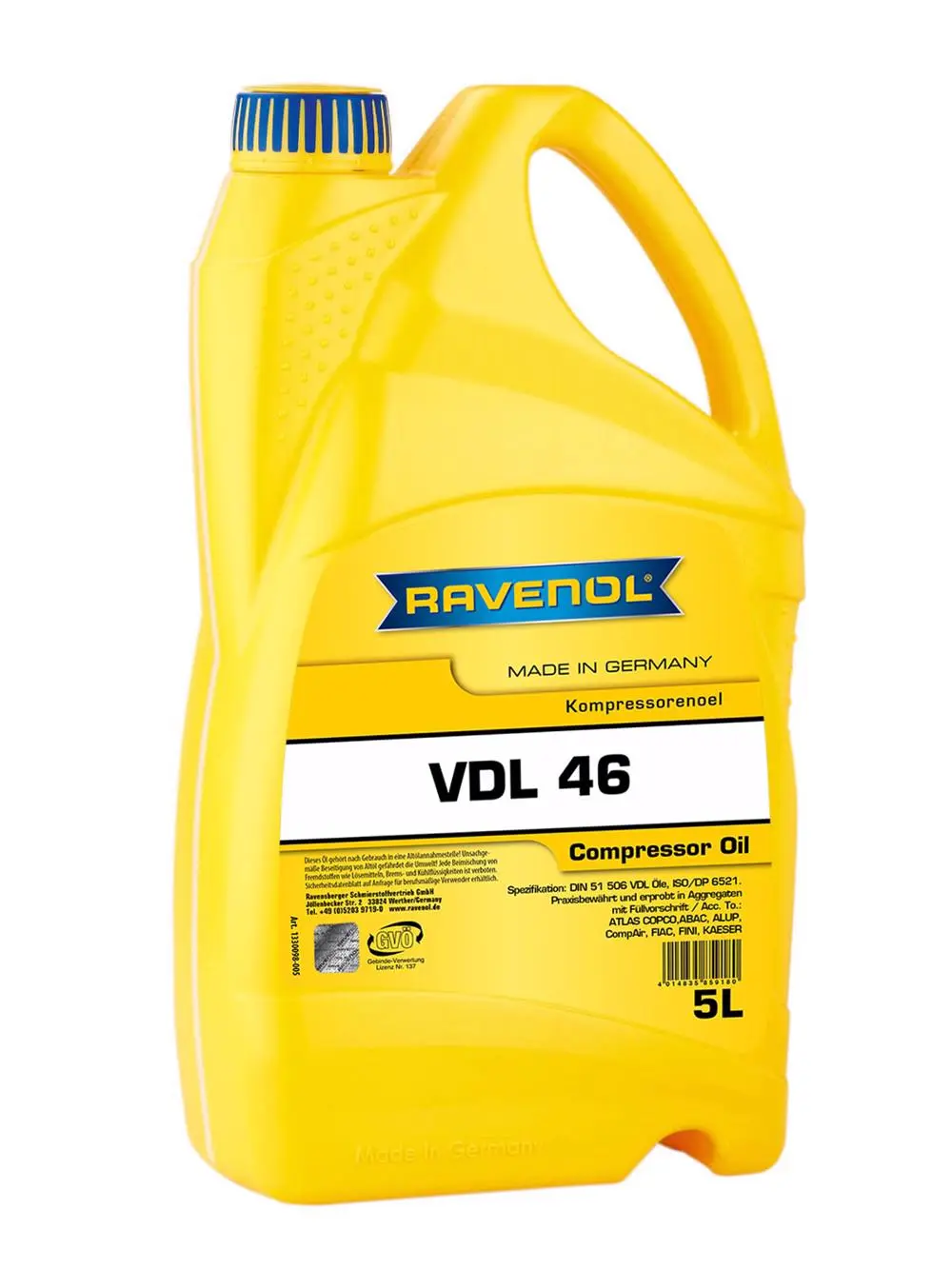 RAVENOL Kompressorenoel VDL 46  5 L