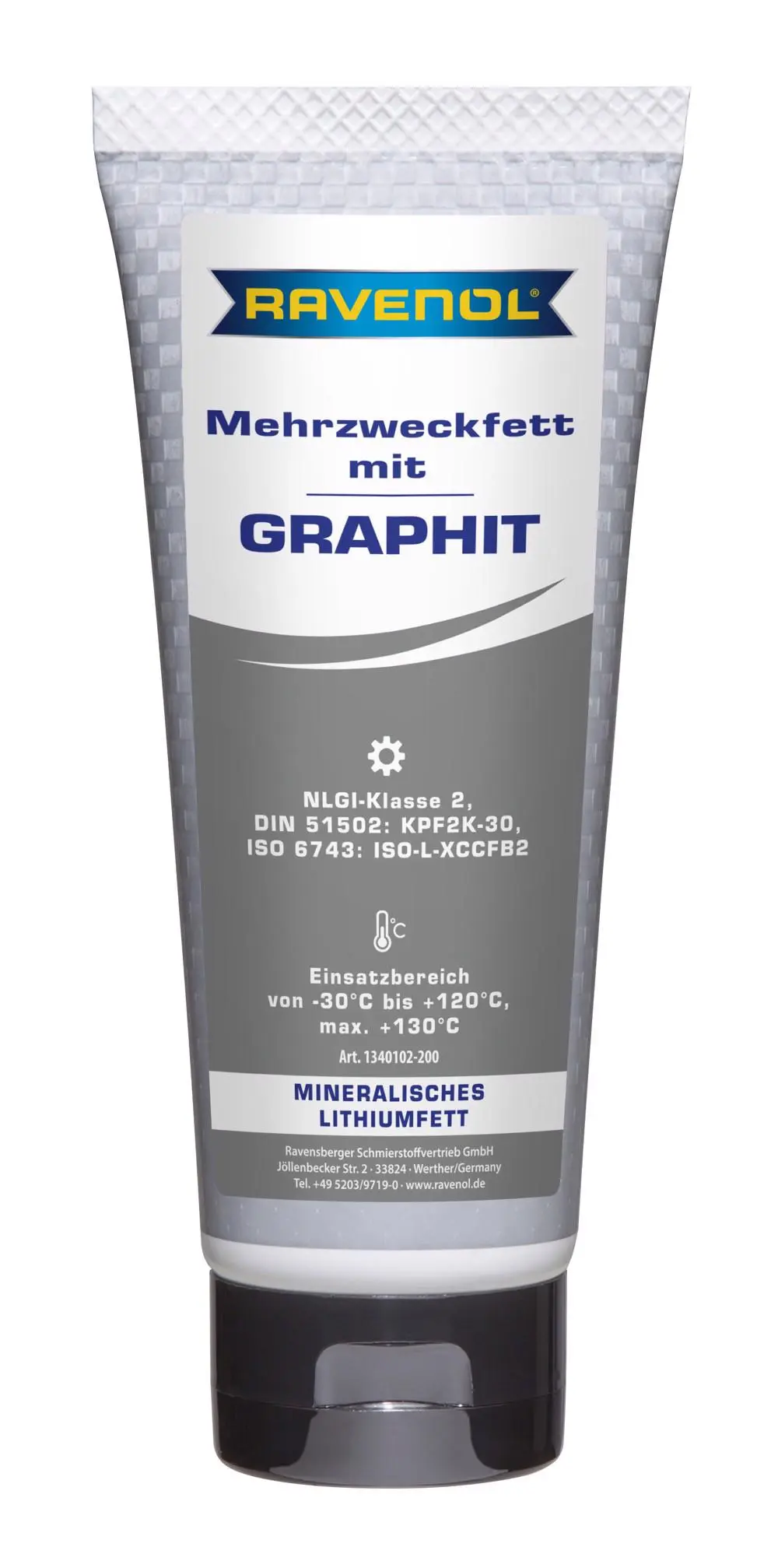 RAVENOL Mehrzweckfett mit Graphit  0.2  kg