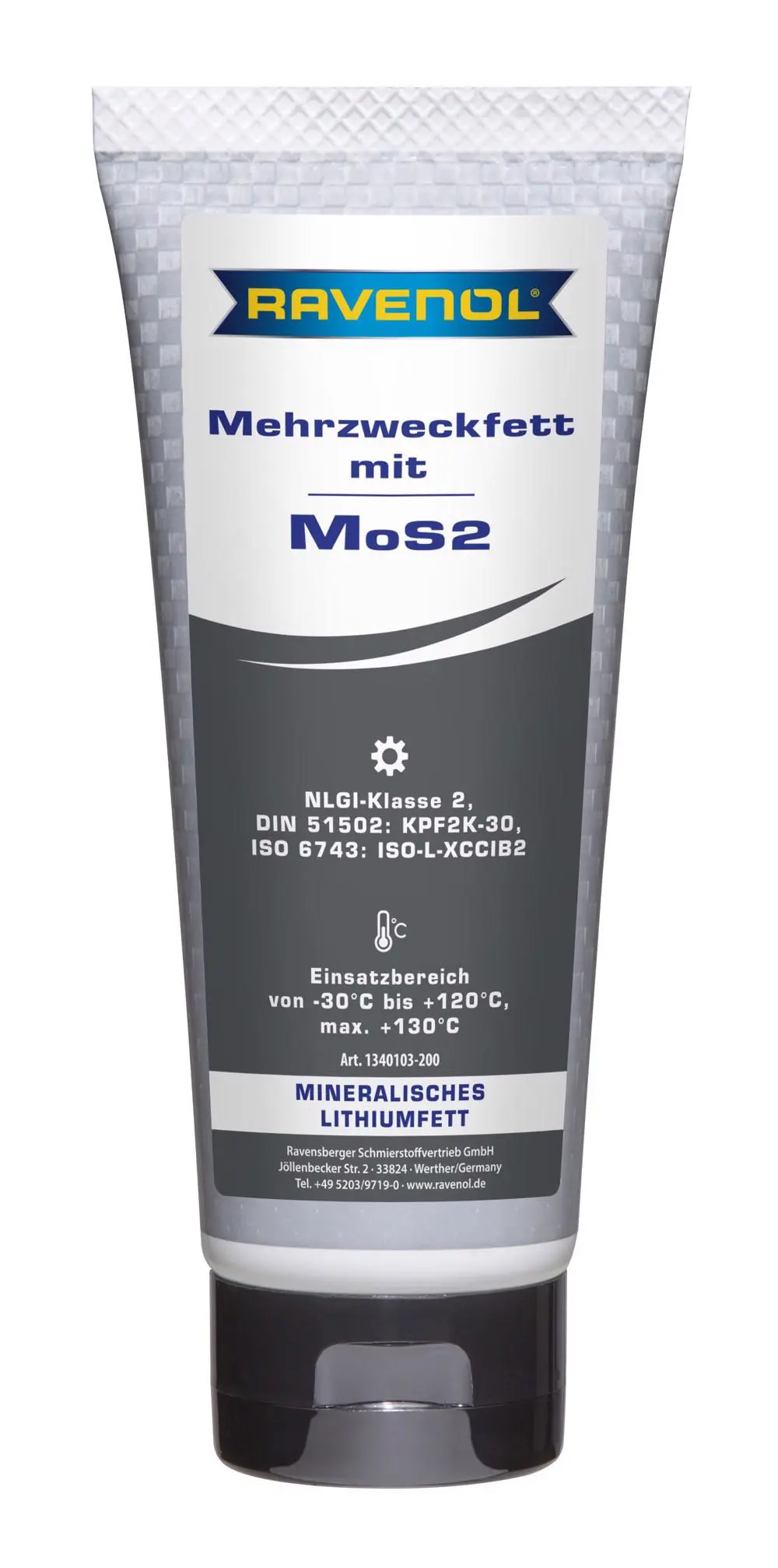 RAVENOL Mehrzweckfett mit MoS-2  0.2  kg