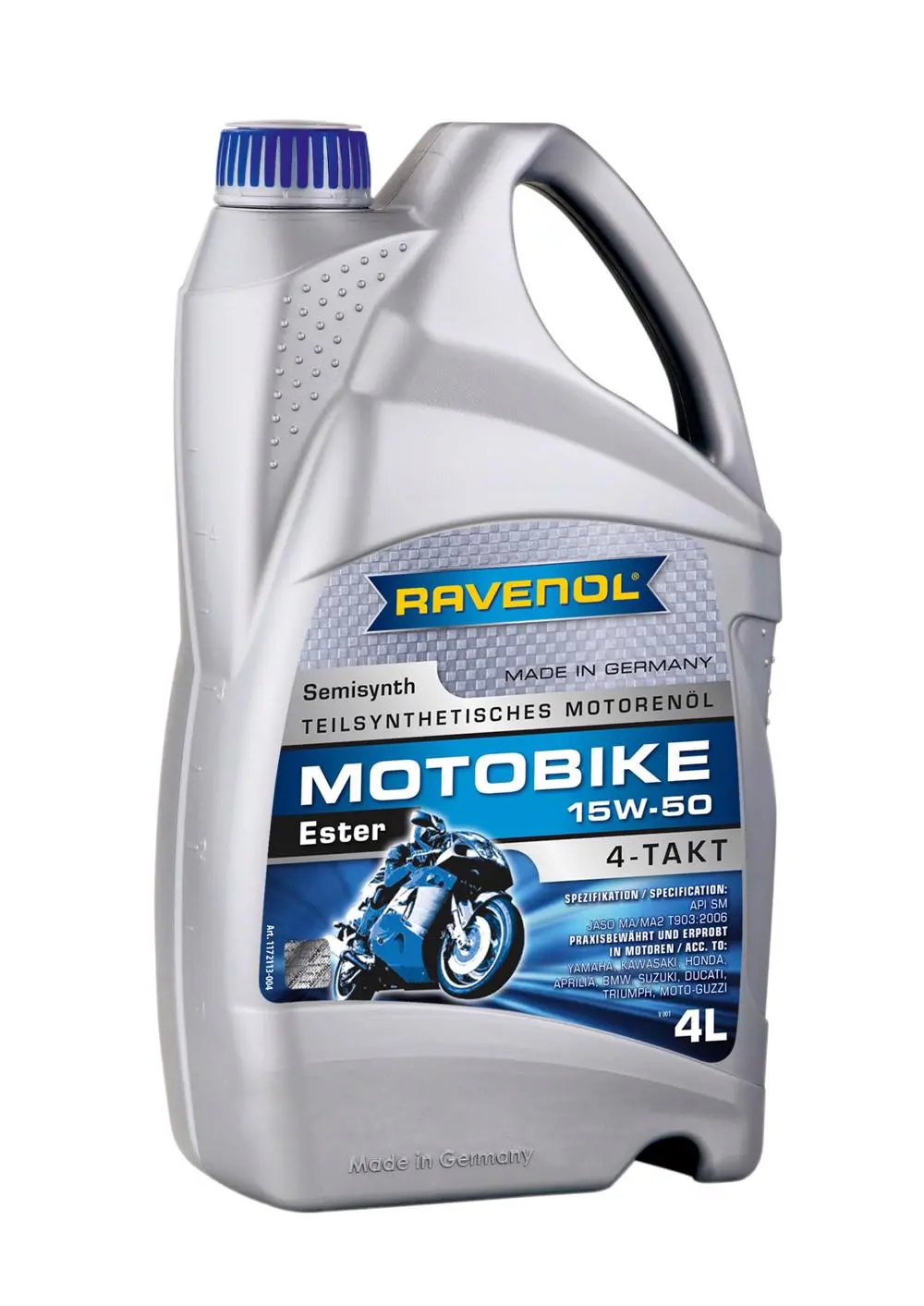 RAVENOL Motobike 4-T Ester 15W50  4 L