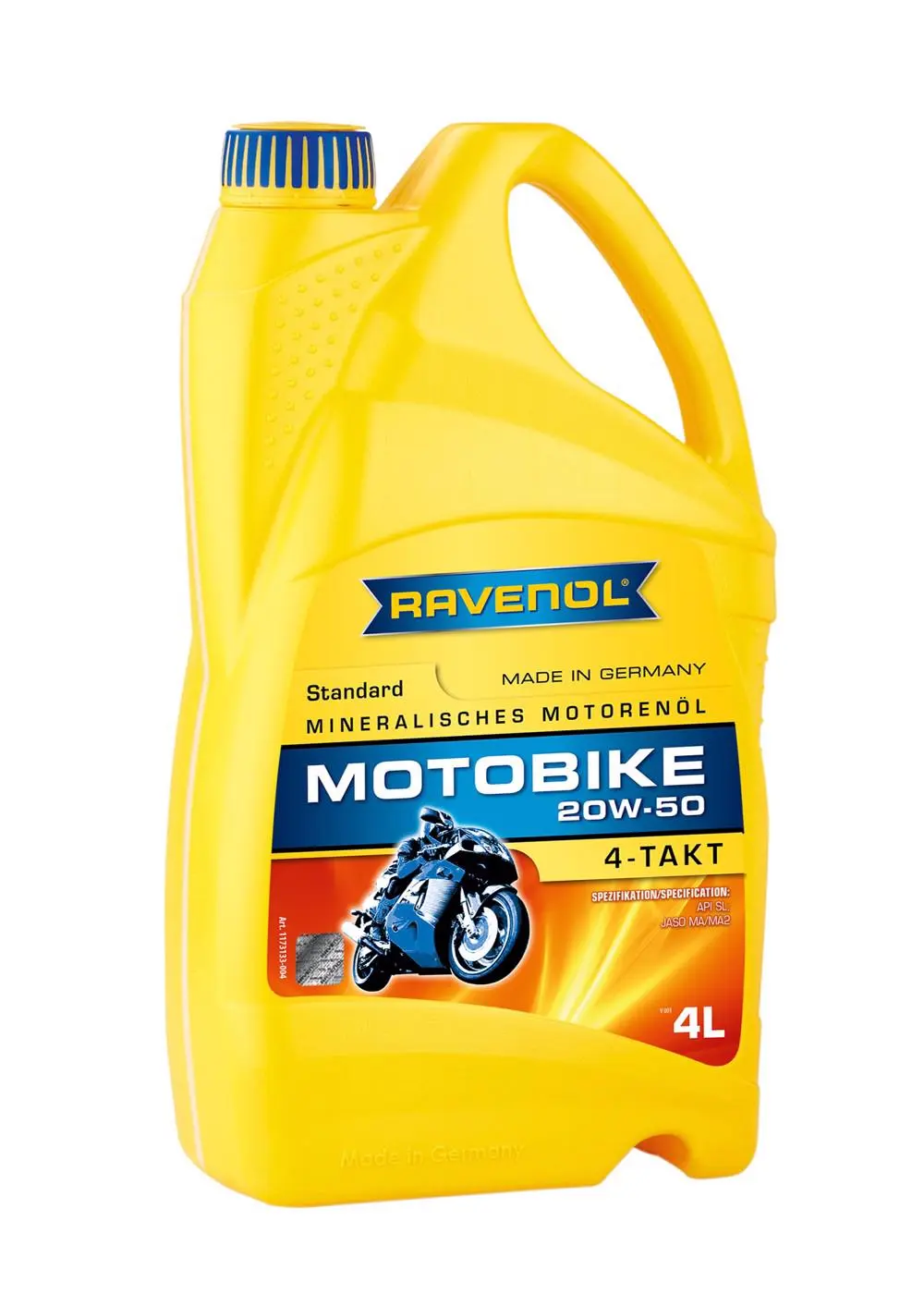 RAVENOL Motobike 4-T Standard 20W-50  4 L