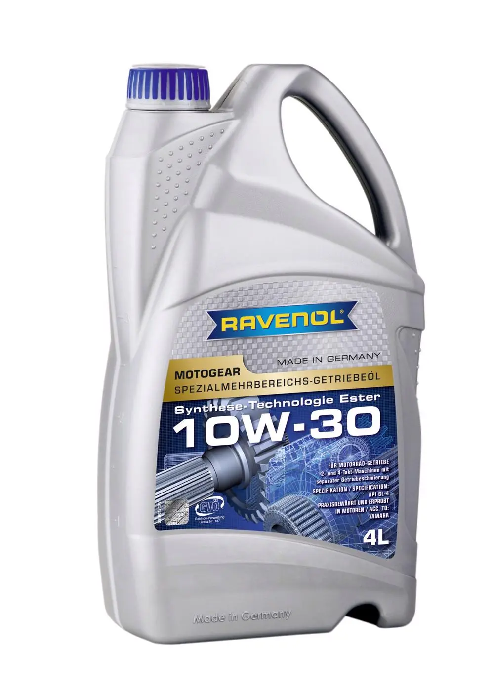 RAVENOL MOTOGEAR SAE 10W-30 GL-4  4 L