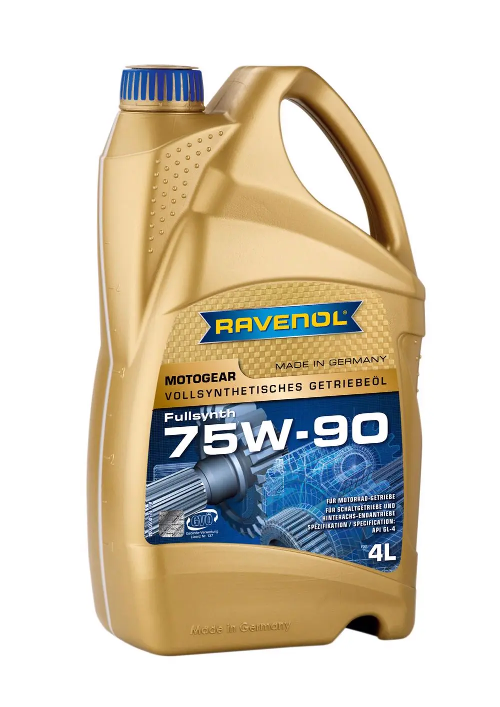 RAVENOL MOTOGEAR SAE 75W-90 GL-4  4 L