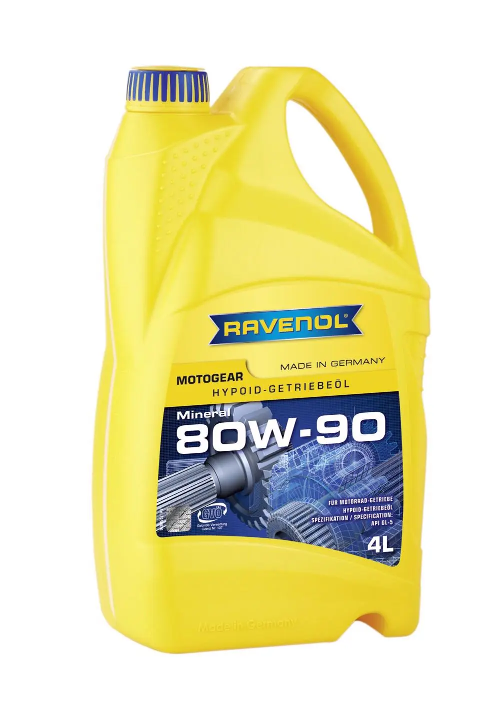 RAVENOL MOTOGEAR SAE 80W-90 GL-5  4 L