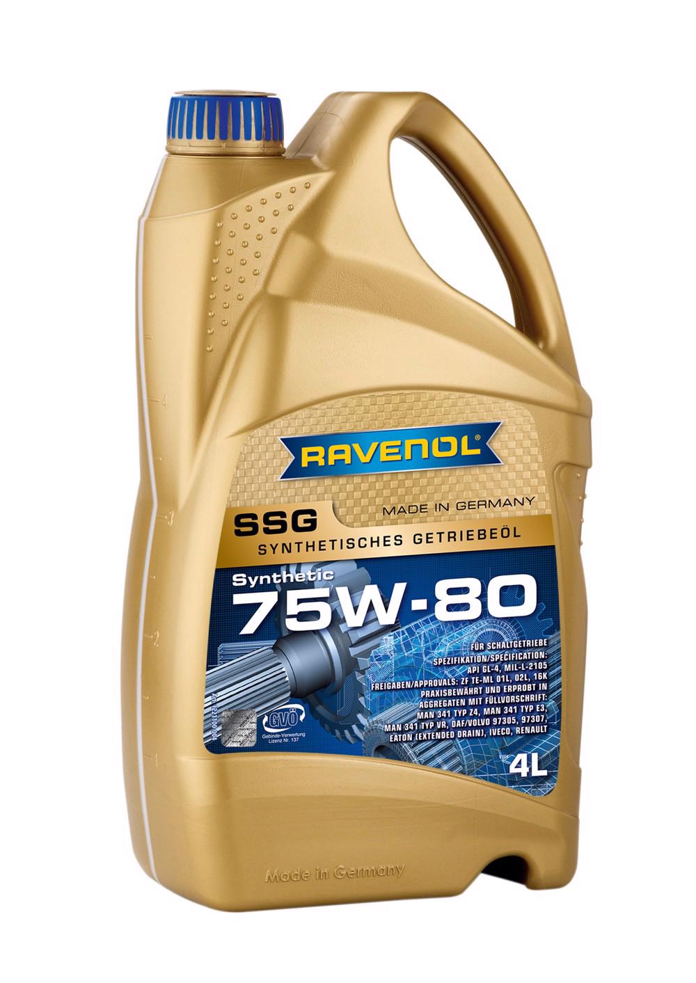 RAVENOL SSG Spec Synt LKW Getriebeöl 75W-80  4 L