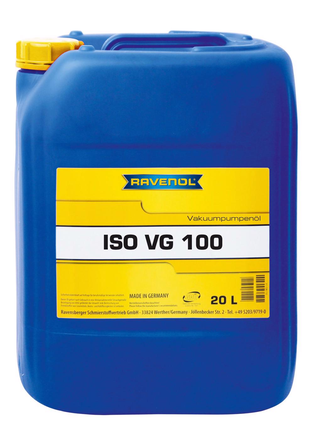 RAVENOL Vakuumpumpenoel ISO VG 100  20 L