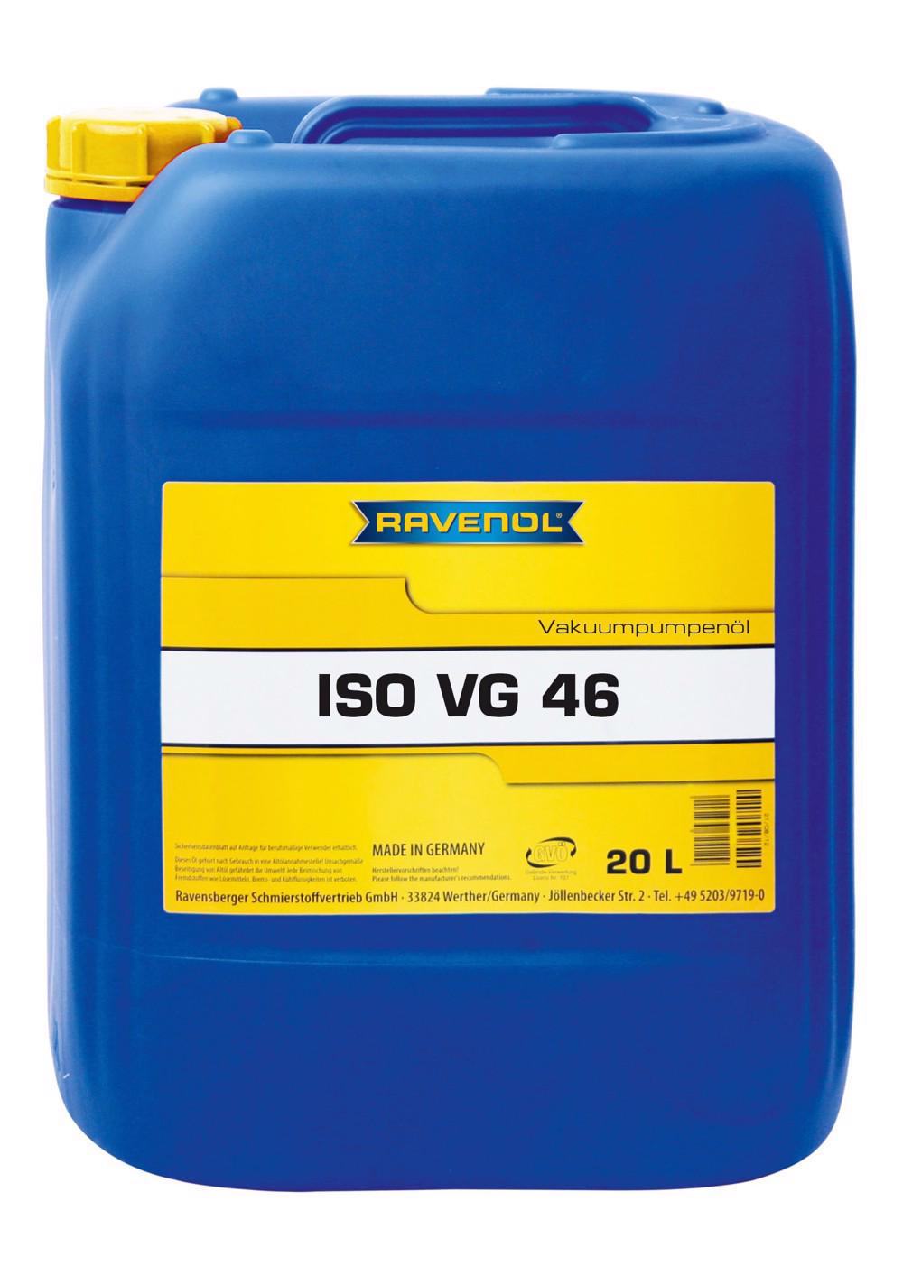RAVENOL Vakuumpumpenoel ISO VG 46  20 L
